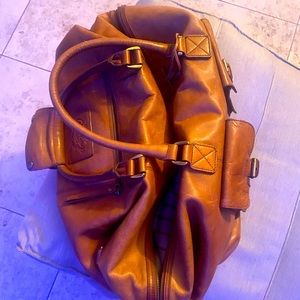 Rawlings Glove leather duffle with shoulder strap